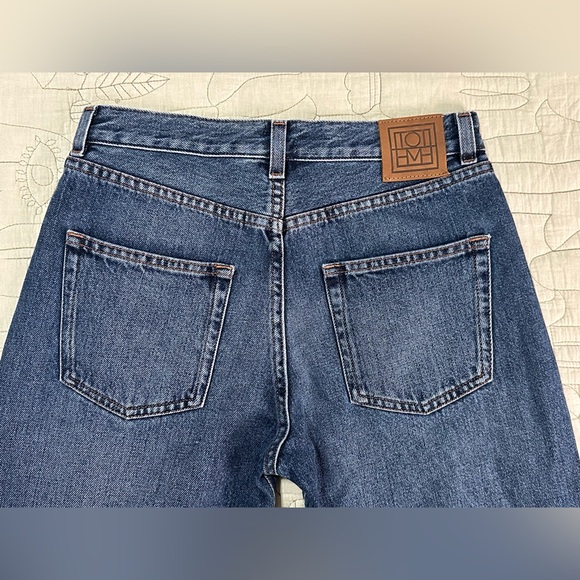 NWOT TOTEME Signature Twisted Seam Denim - Washed Blue - Sz 24 - Current Style - Picture 12 of 14